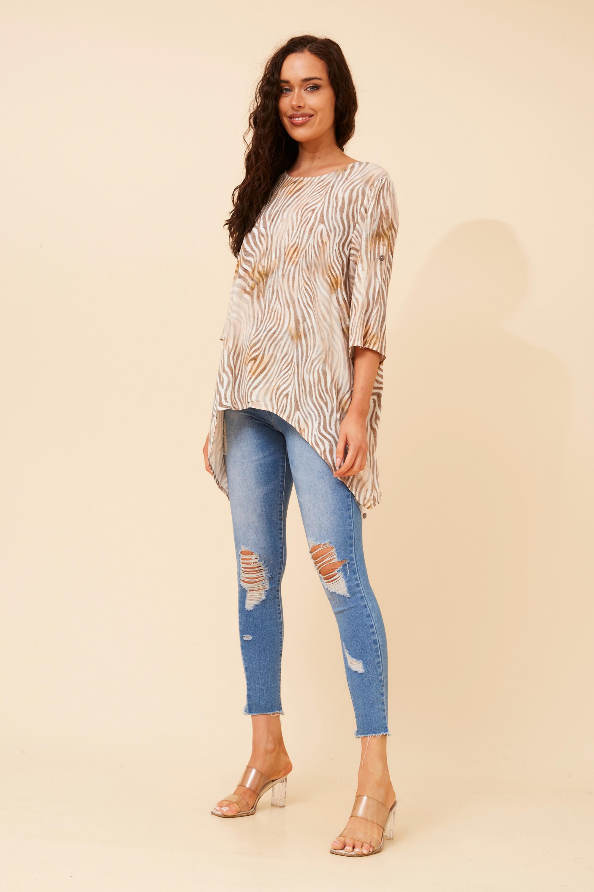 PREITA ANIMAL PRINT TOP