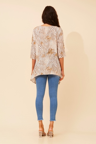 PREITA ANIMAL PRINT TOP