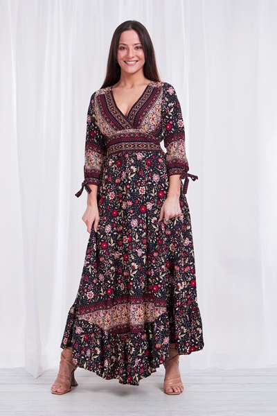 Printed Boho MAXI DRESS