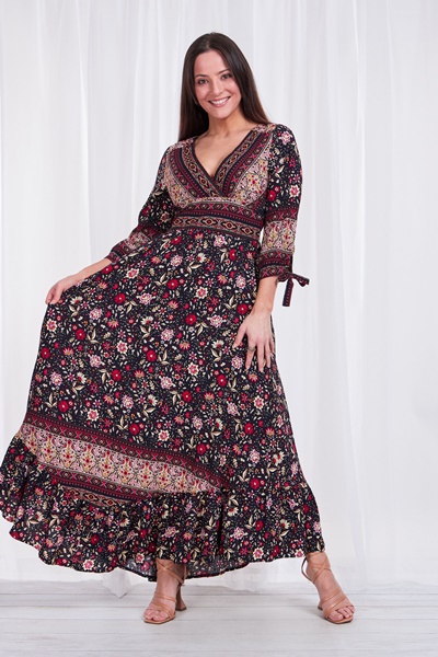 Printed Boho MAXI DRESS