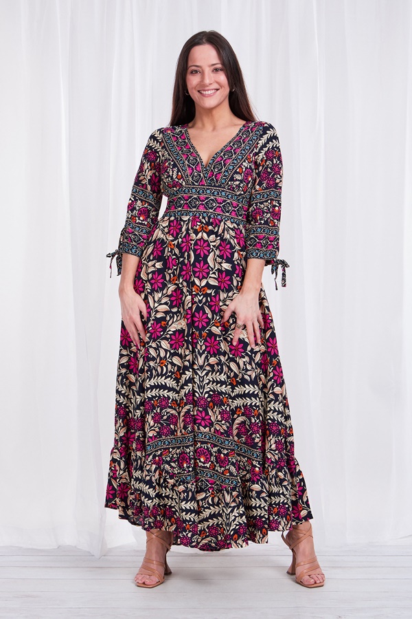 Printed Boho MAXI DRESS