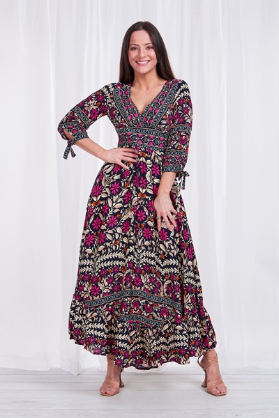 Printed Boho MAXI DRESS