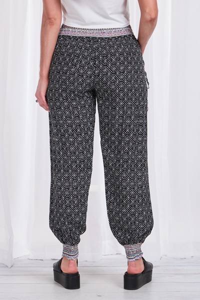 PRINTED HAREM PANTS