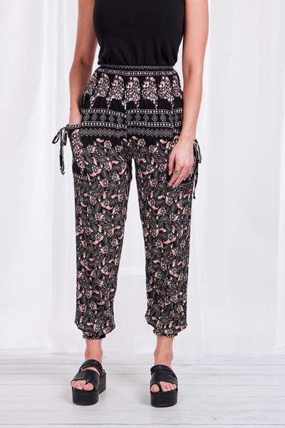 Printed Harem Pants