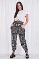 PRINTED HAREM PANTS