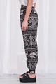 PRINTED HAREM PANTS