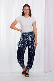 PRINTED HAREM PANTS