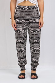 Printed Harem Pants
