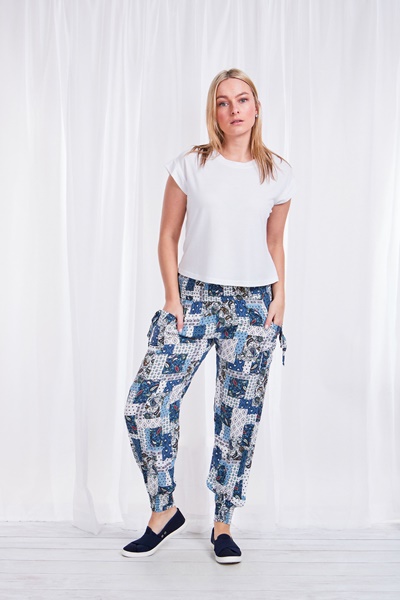 Printed Harem Pants