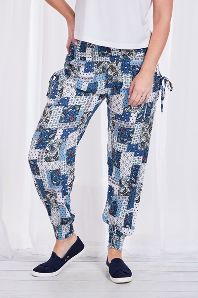 Printed Harem Pants