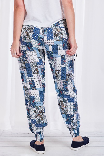 Printed Harem Pants