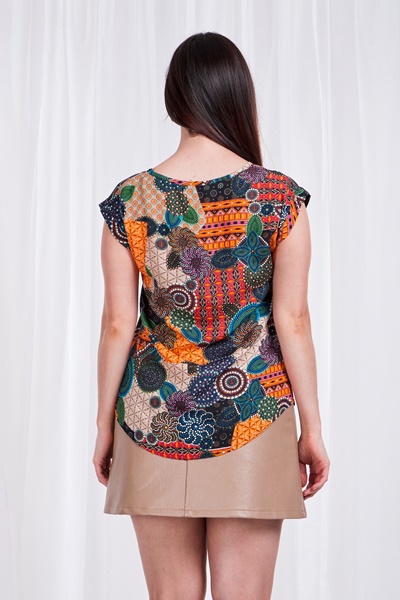 PRINTED SHELL TOP