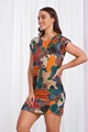 PRINTED SHIFT DRESS
