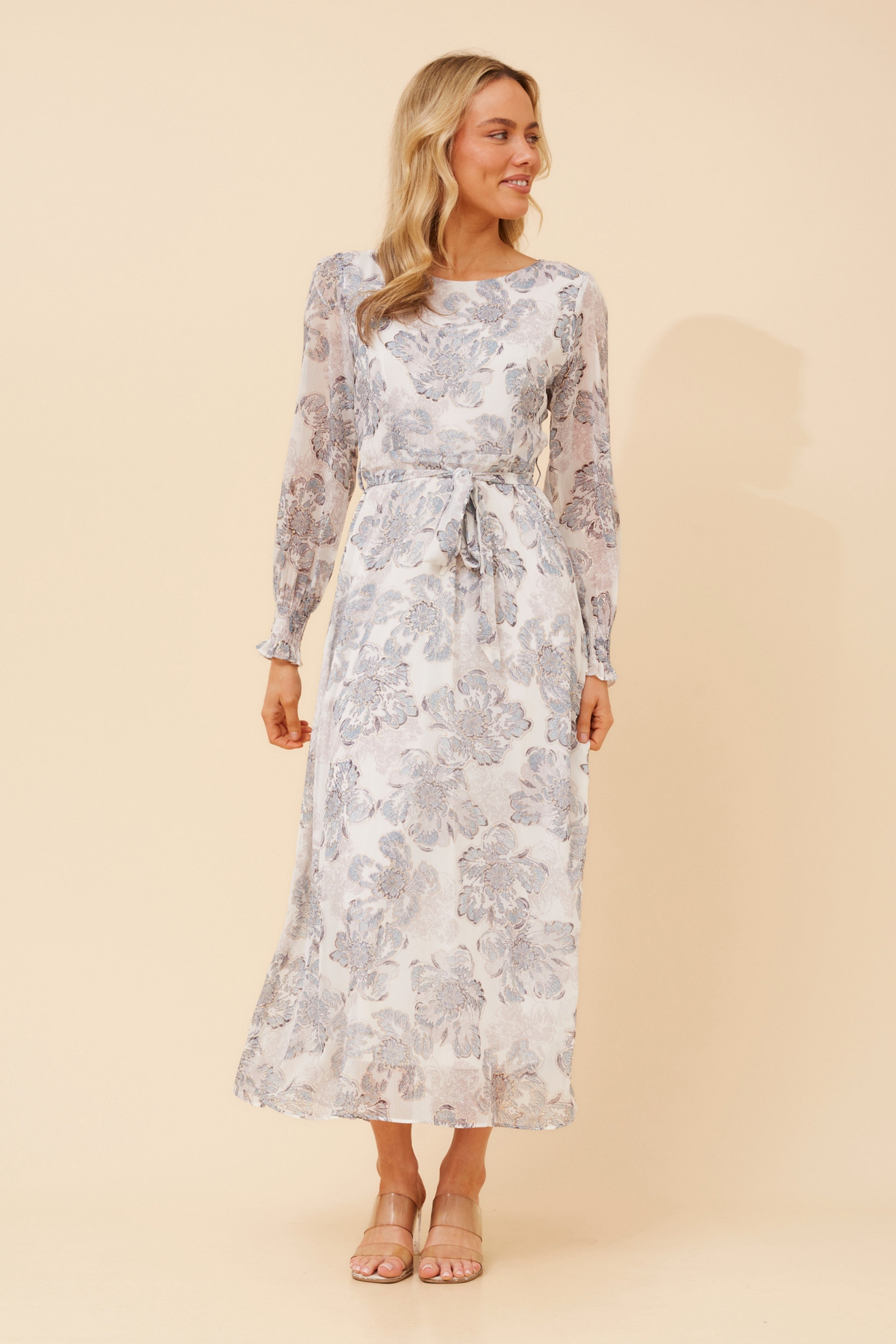 PRISCILLA FLORAL MAXI DRESS