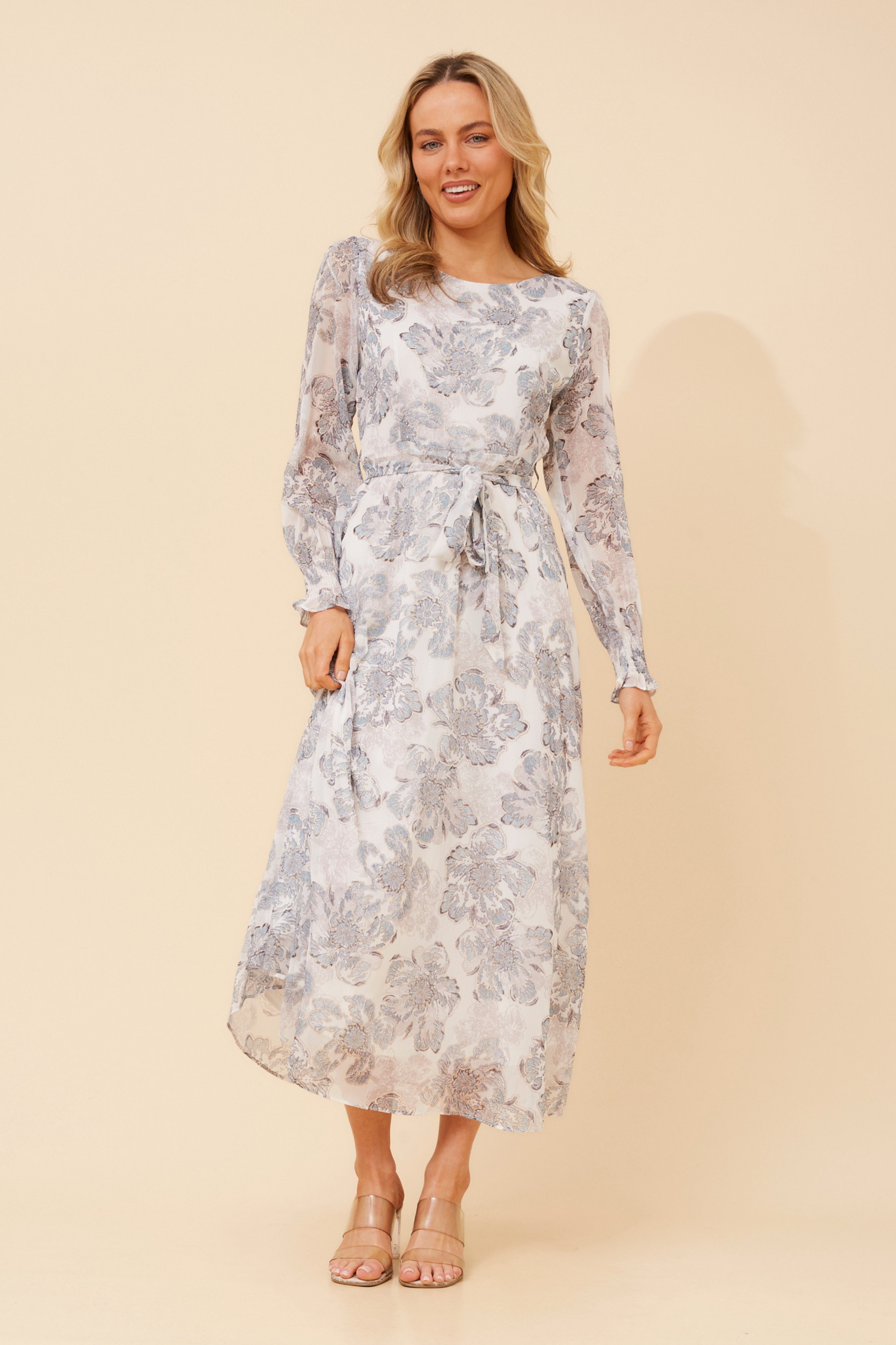 PRISCILLA FLORAL MAXI DRESS