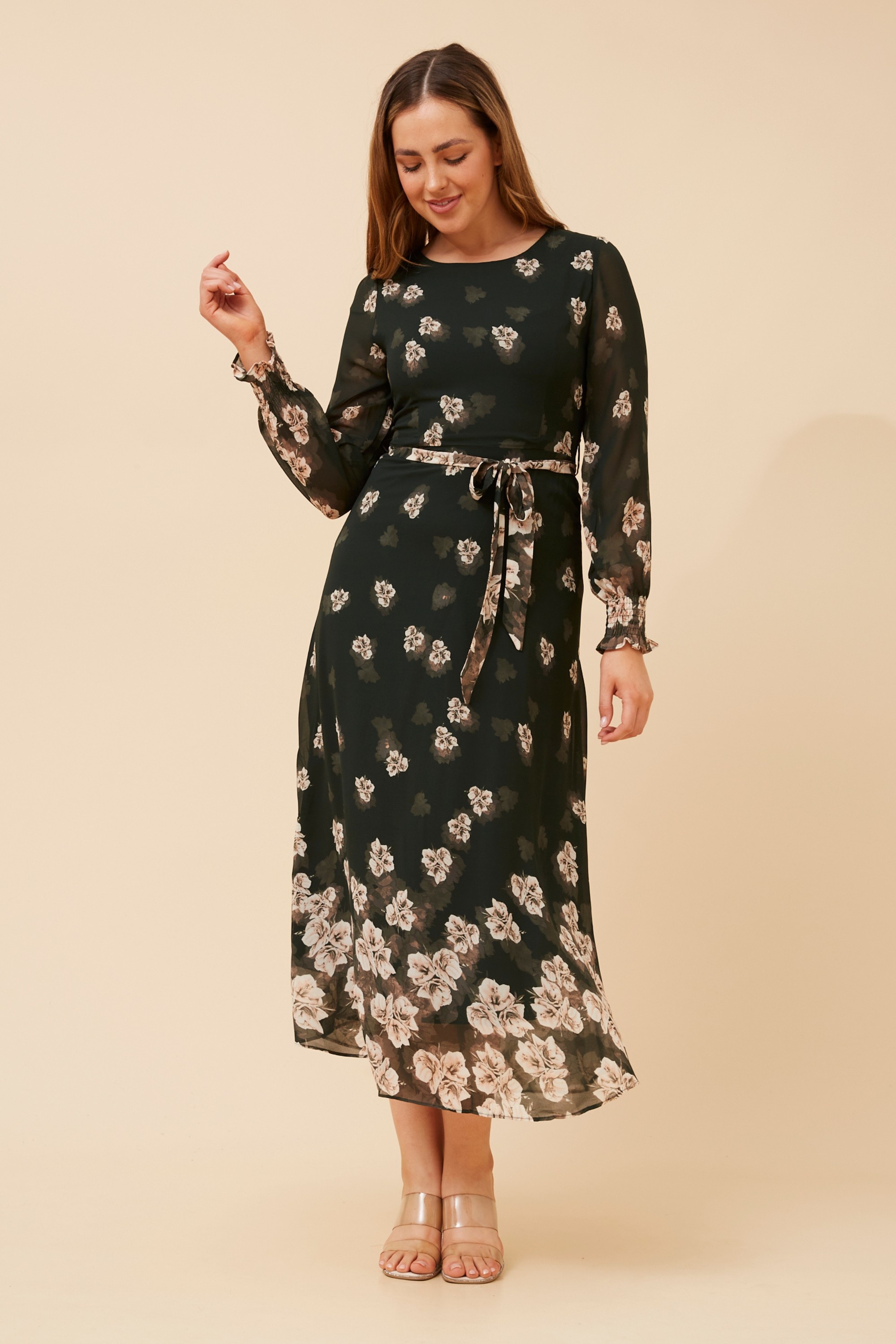 PRISCILLA FLORAL MAXI DRESS