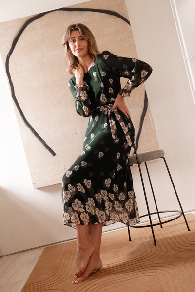 PRISCILLA FLORAL MAXI DRESS