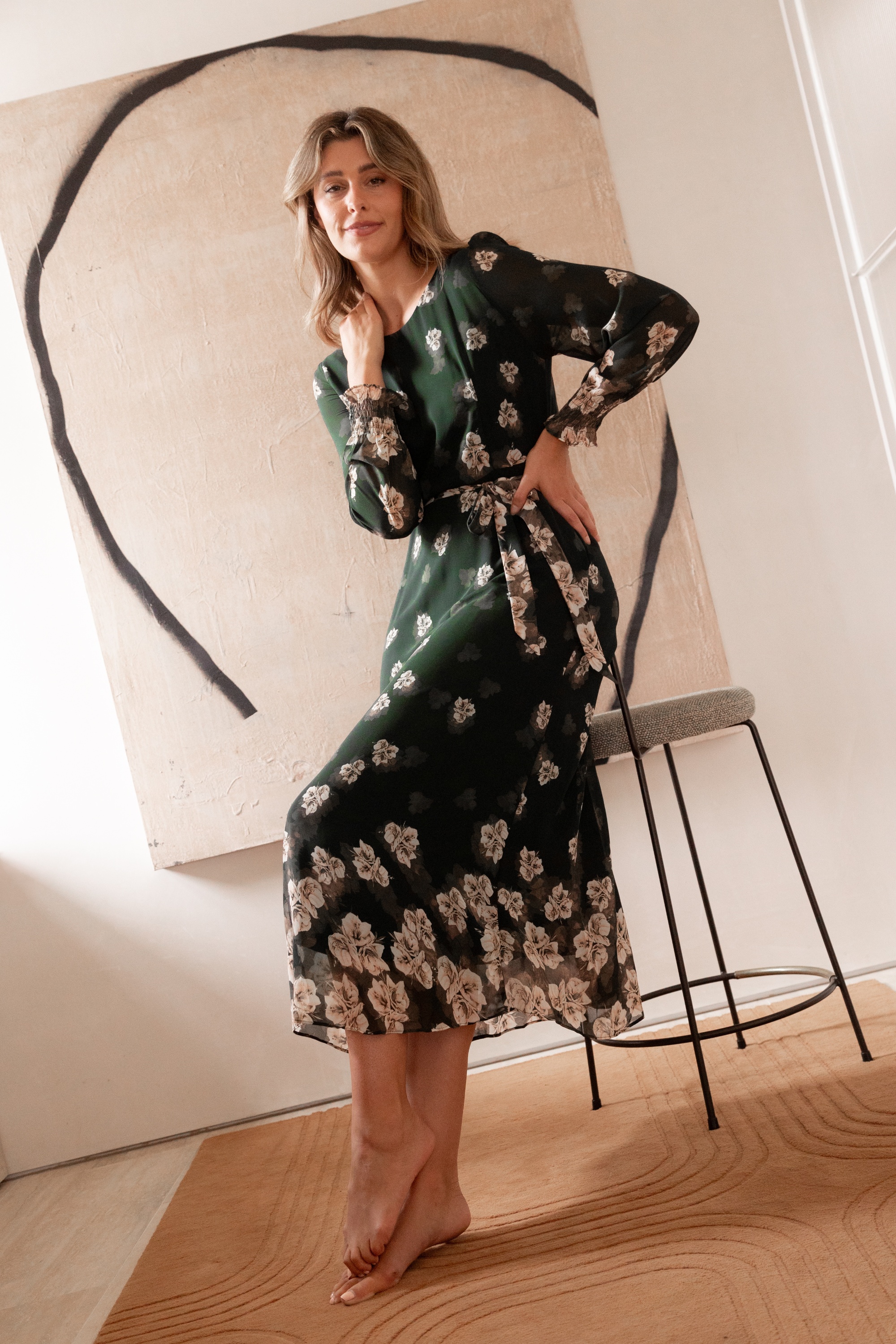 PRISCILLA FLORAL MAXI DRESS