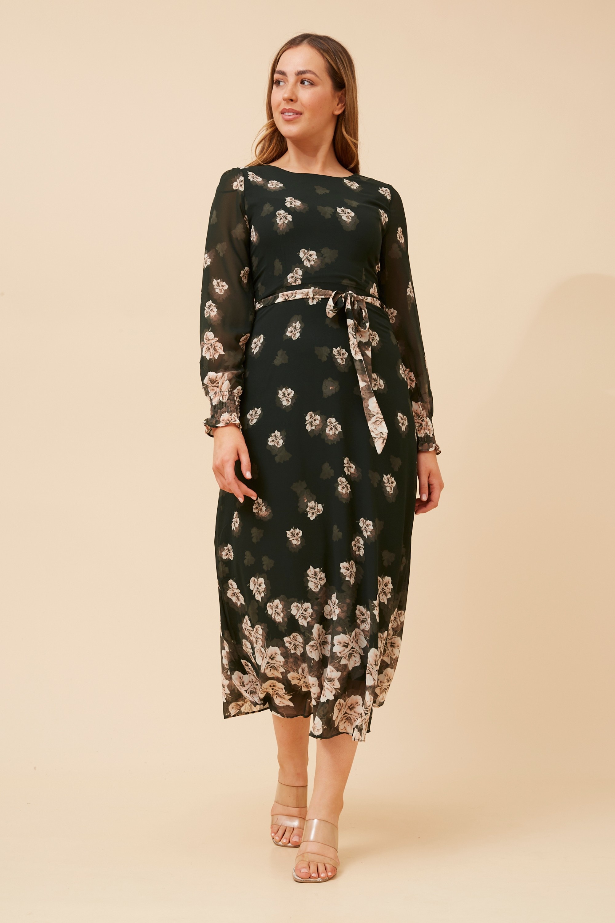 PRISCILLA FLORAL MAXI DRESS