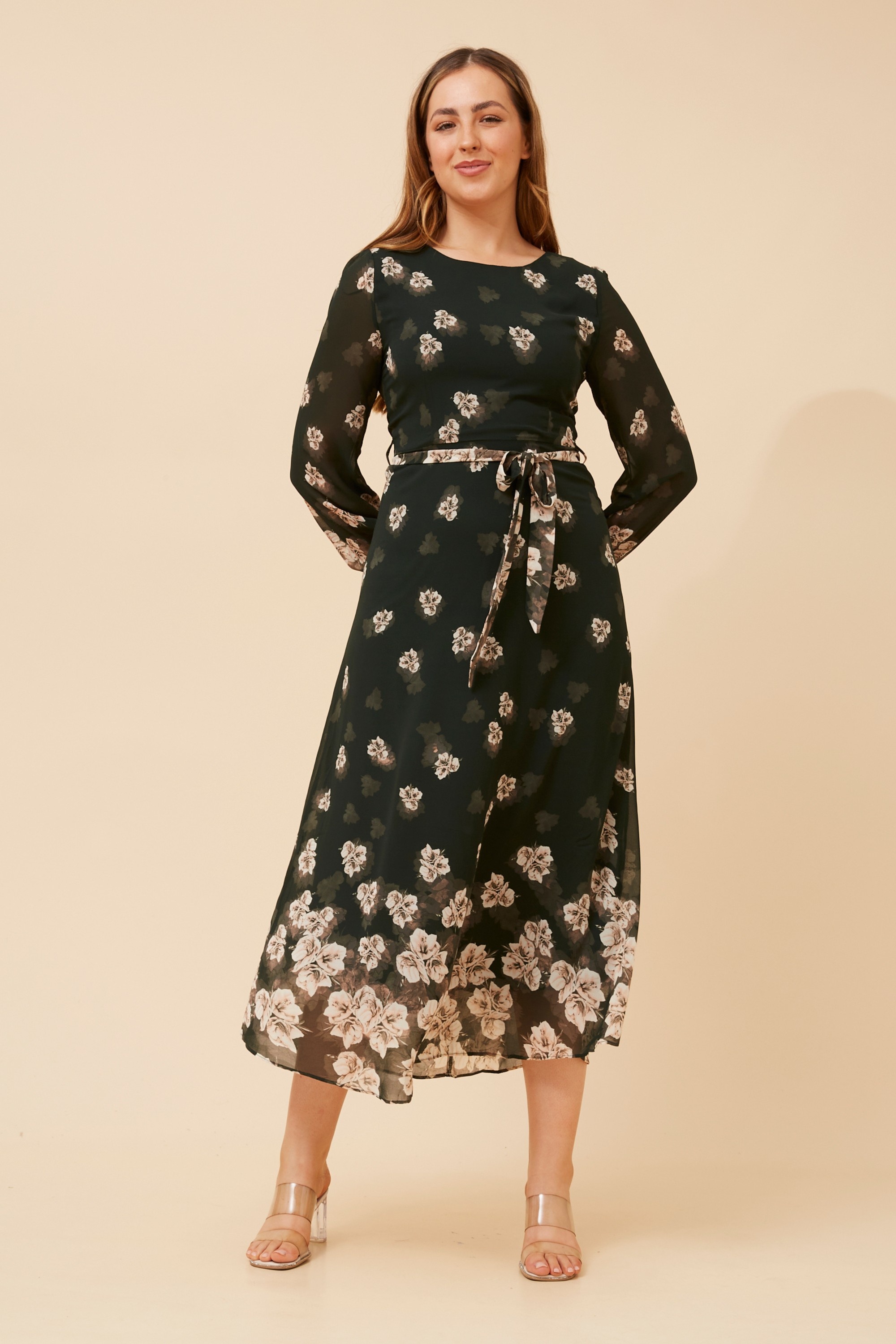 PRISCILLA FLORAL MAXI DRESS