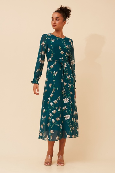 PRISCILLA FLORAL MAXI DRESS