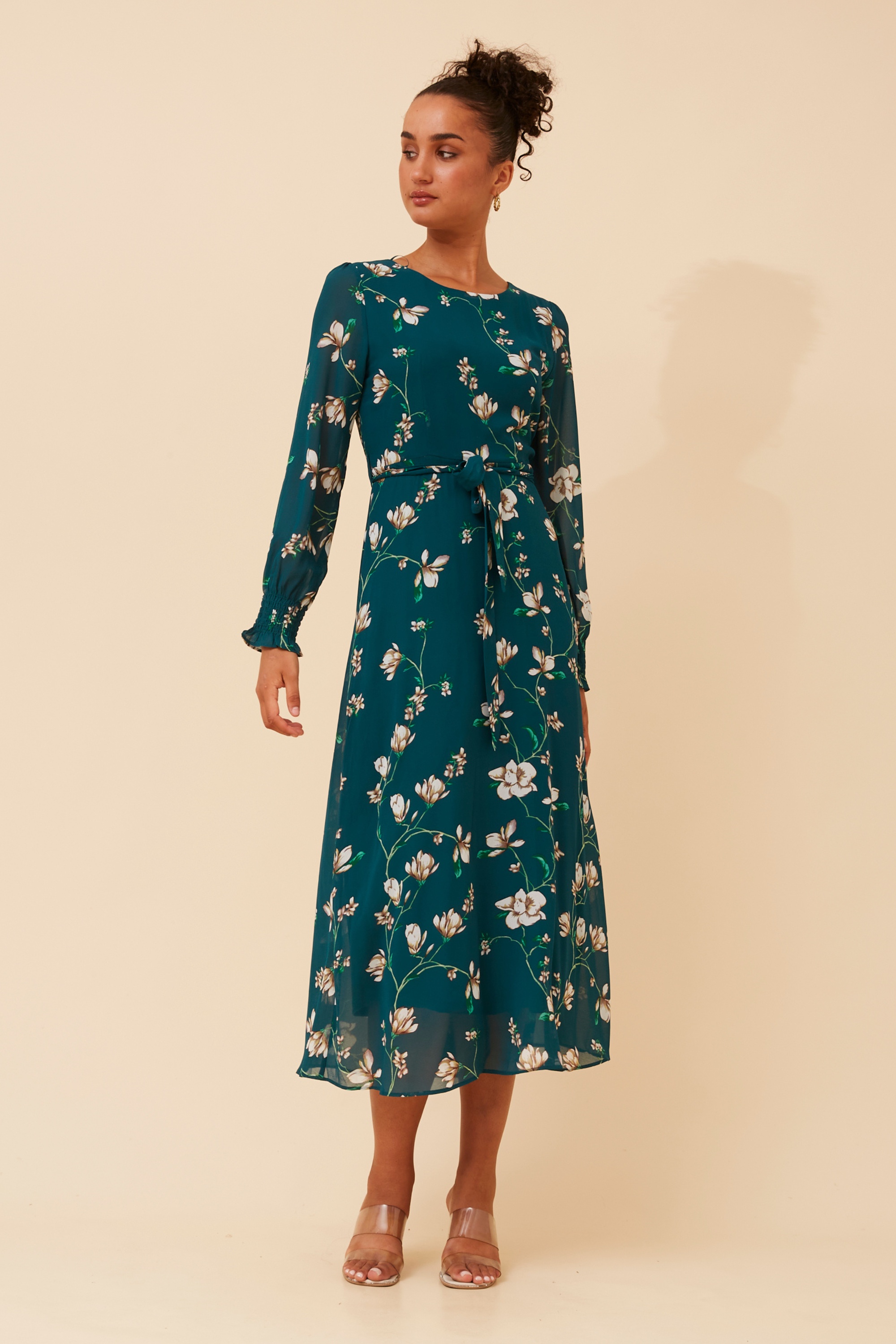 PRISCILLA FLORAL MAXI DRESS