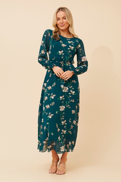 PRISCILLA FLORAL MAXI DRESS