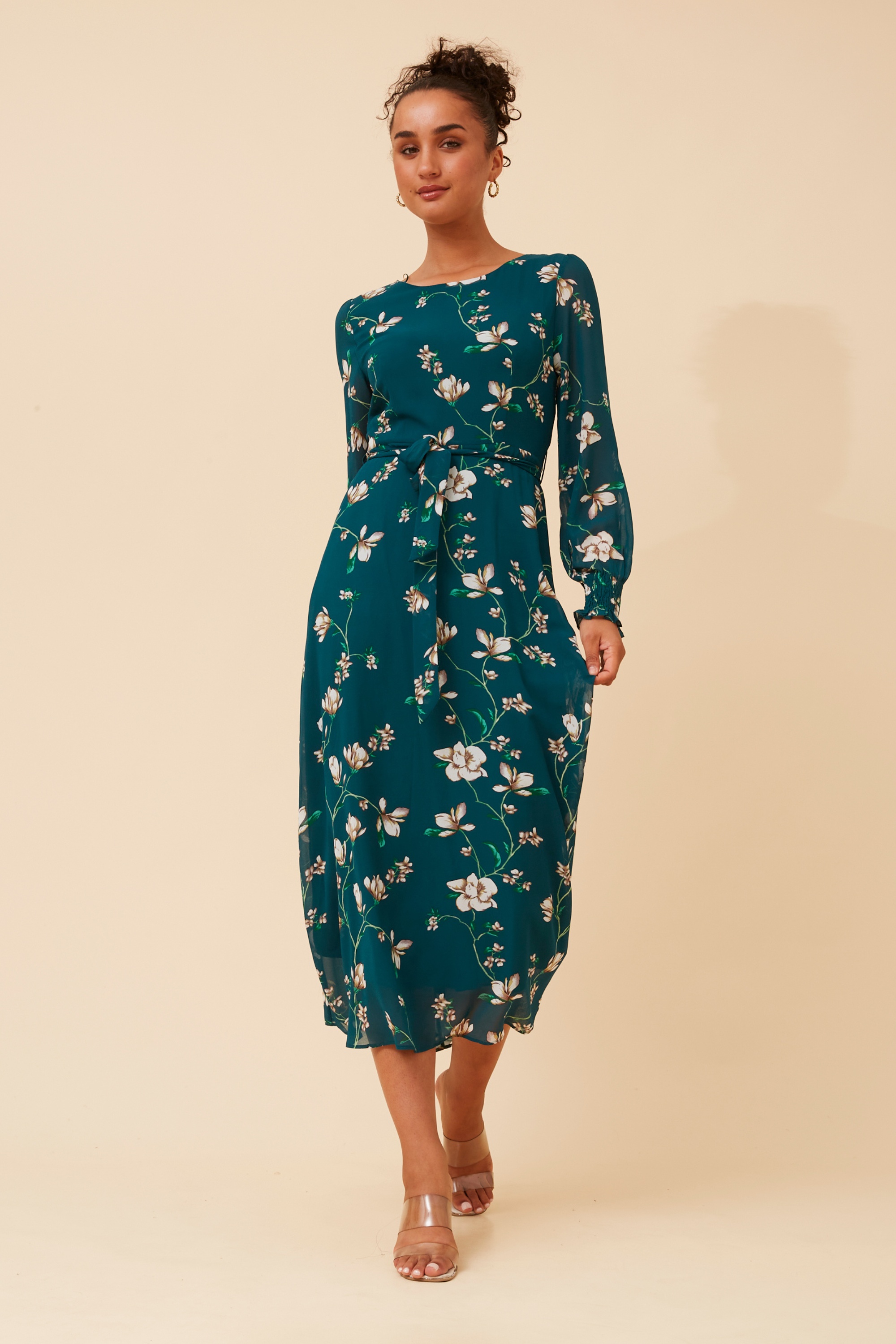PRISCILLA FLORAL MAXI DRESS