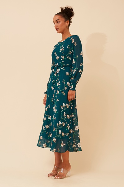 PRISCILLA FLORAL MAXI DRESS