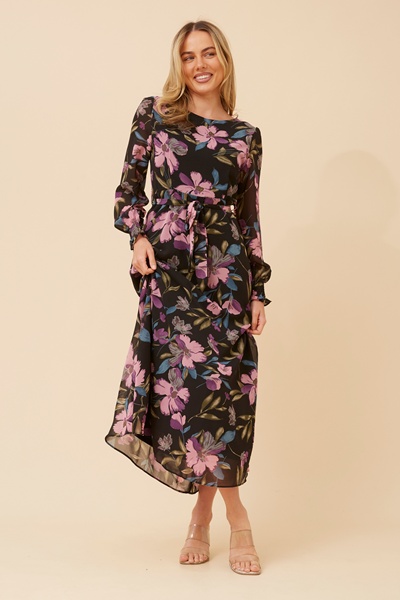 PRISCILLA FLORAL MAXI DRESS