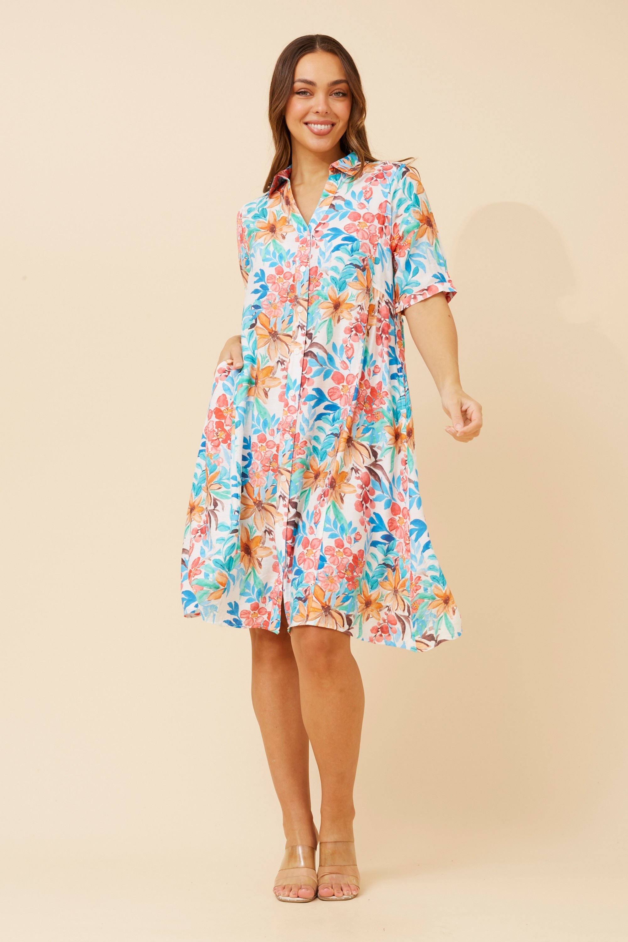 PRUDY FLORAL PRINT DRESS