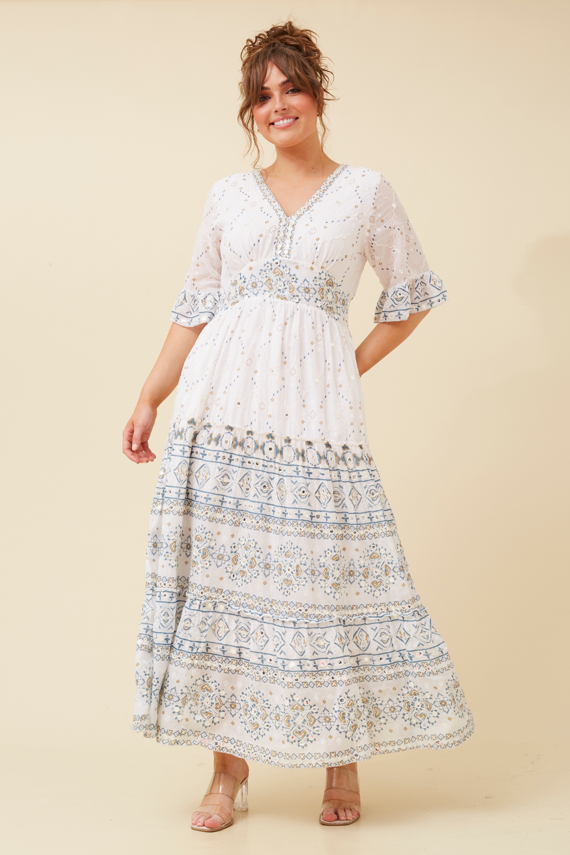 PURNIMA MIRROR MAXI DRESS