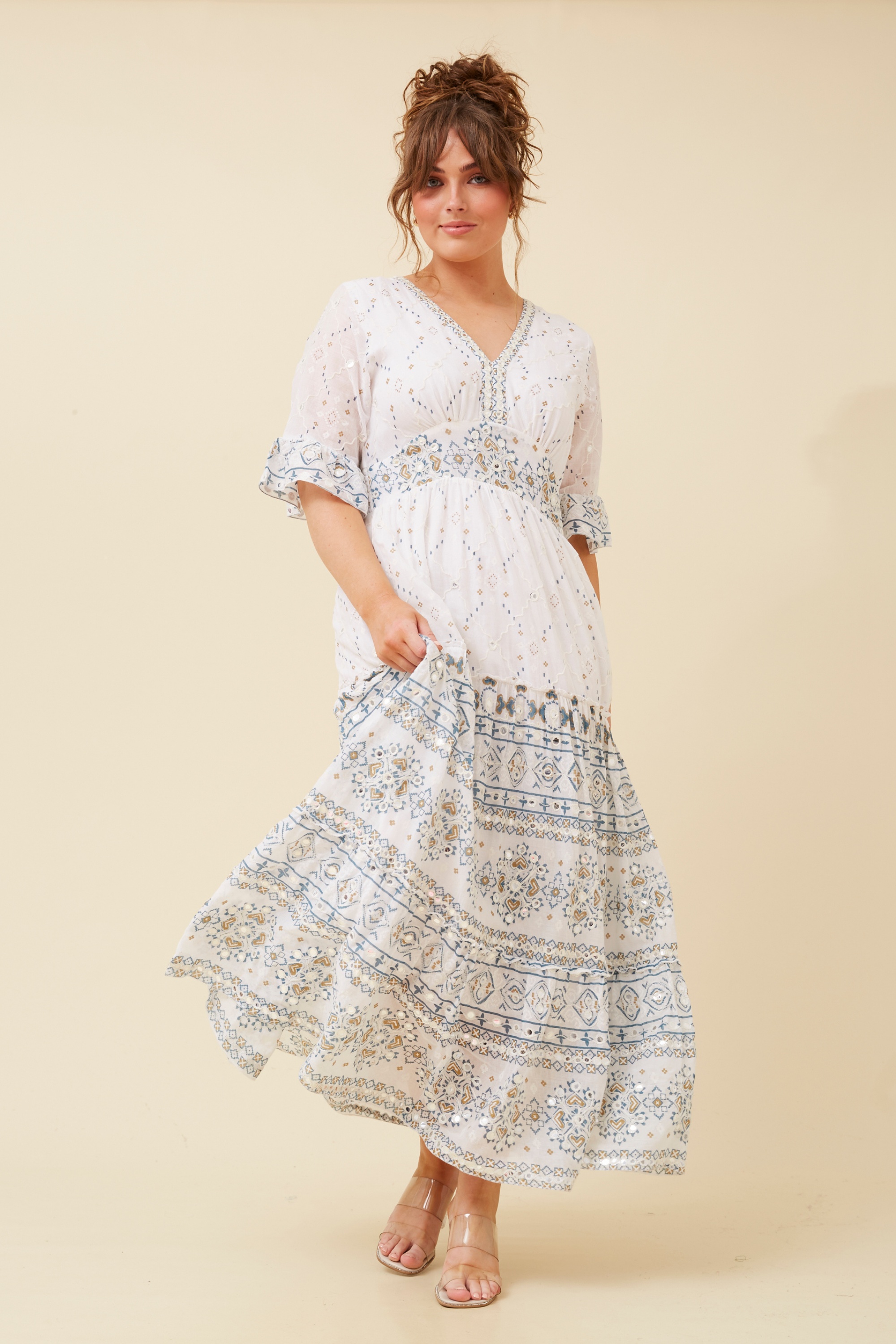 PURNIMA MIRROR MAXI DRESS