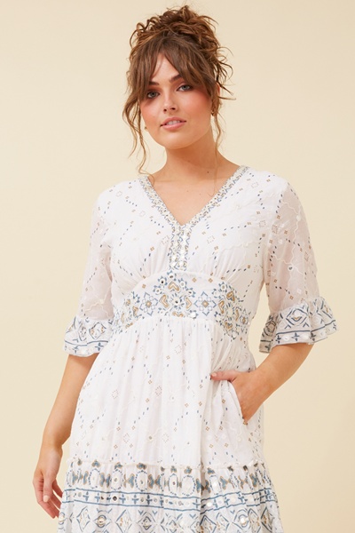 PURNIMA MIRROR MAXI DRESS