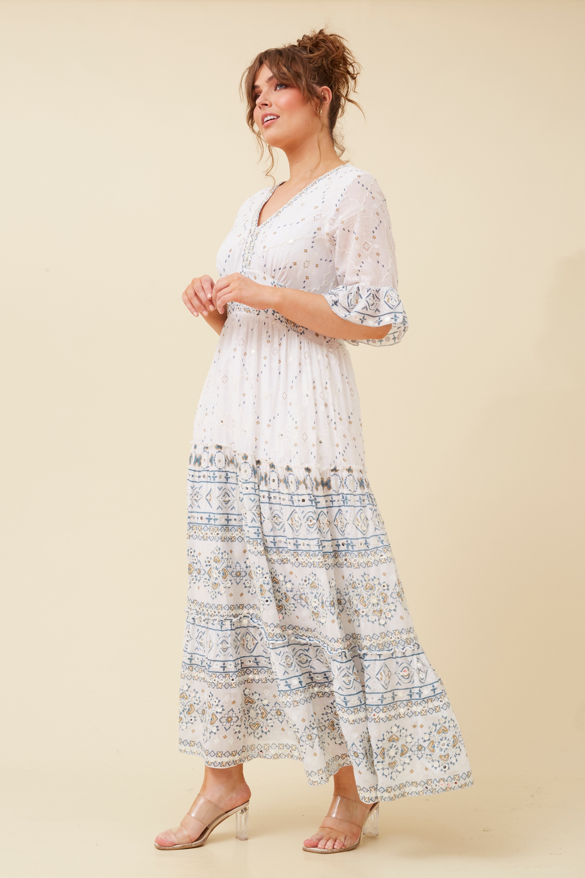 PURNIMA MIRROR MAXI DRESS