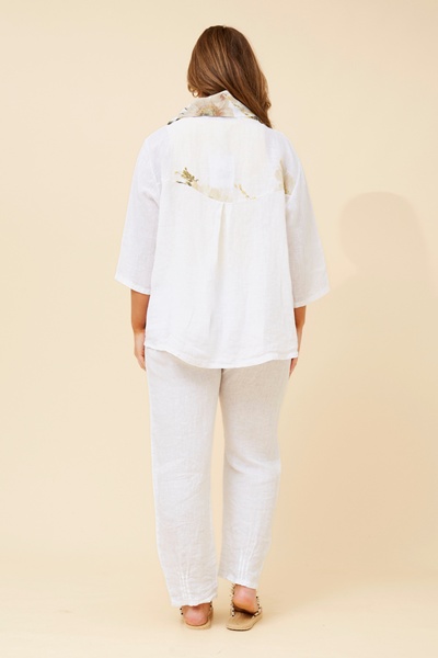 PYPER FLORAL LINEN JACKET