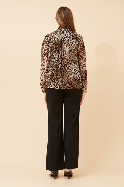 QUILLA ANIMAL PRINT BLOUSE