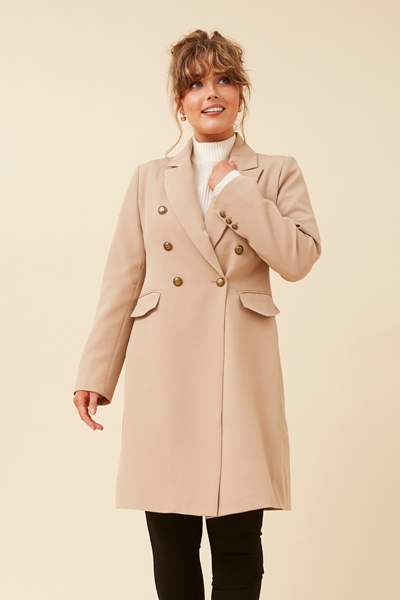 QUINCY DOUBLE BREASTED COAT