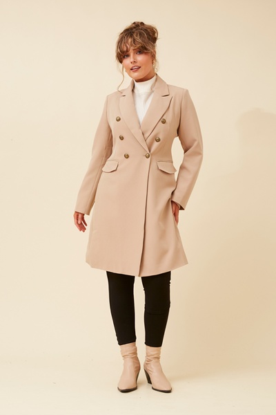QUINCY DOUBLE BREASTED COAT