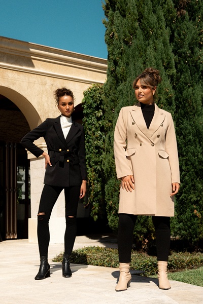 QUINCY DOUBLE BREASTED COAT