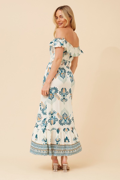 QUINLAN OFF-SHOULDER MAXI DRESS