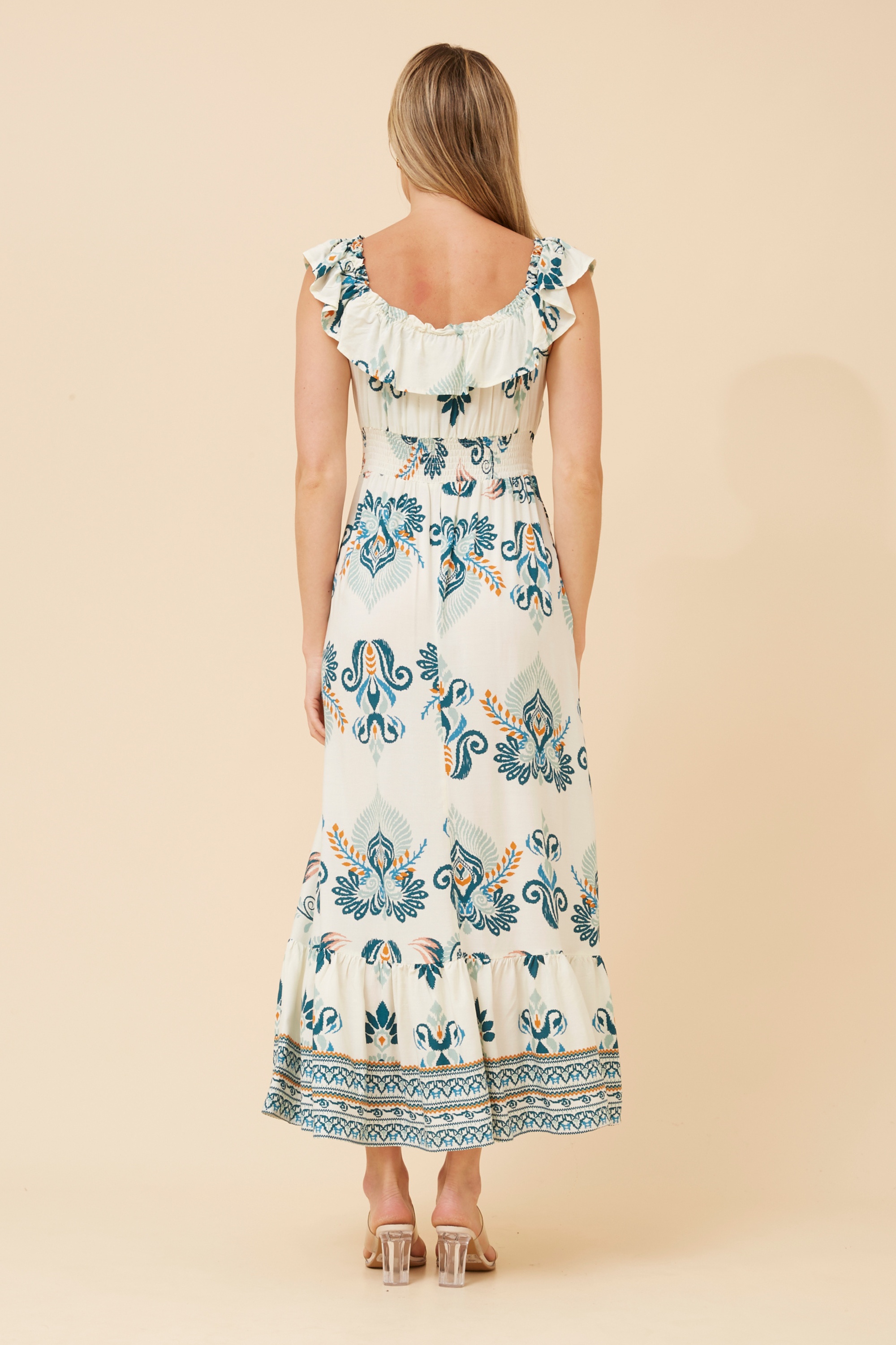 QUINLAN OFF-SHOULDER MAXI DRESS