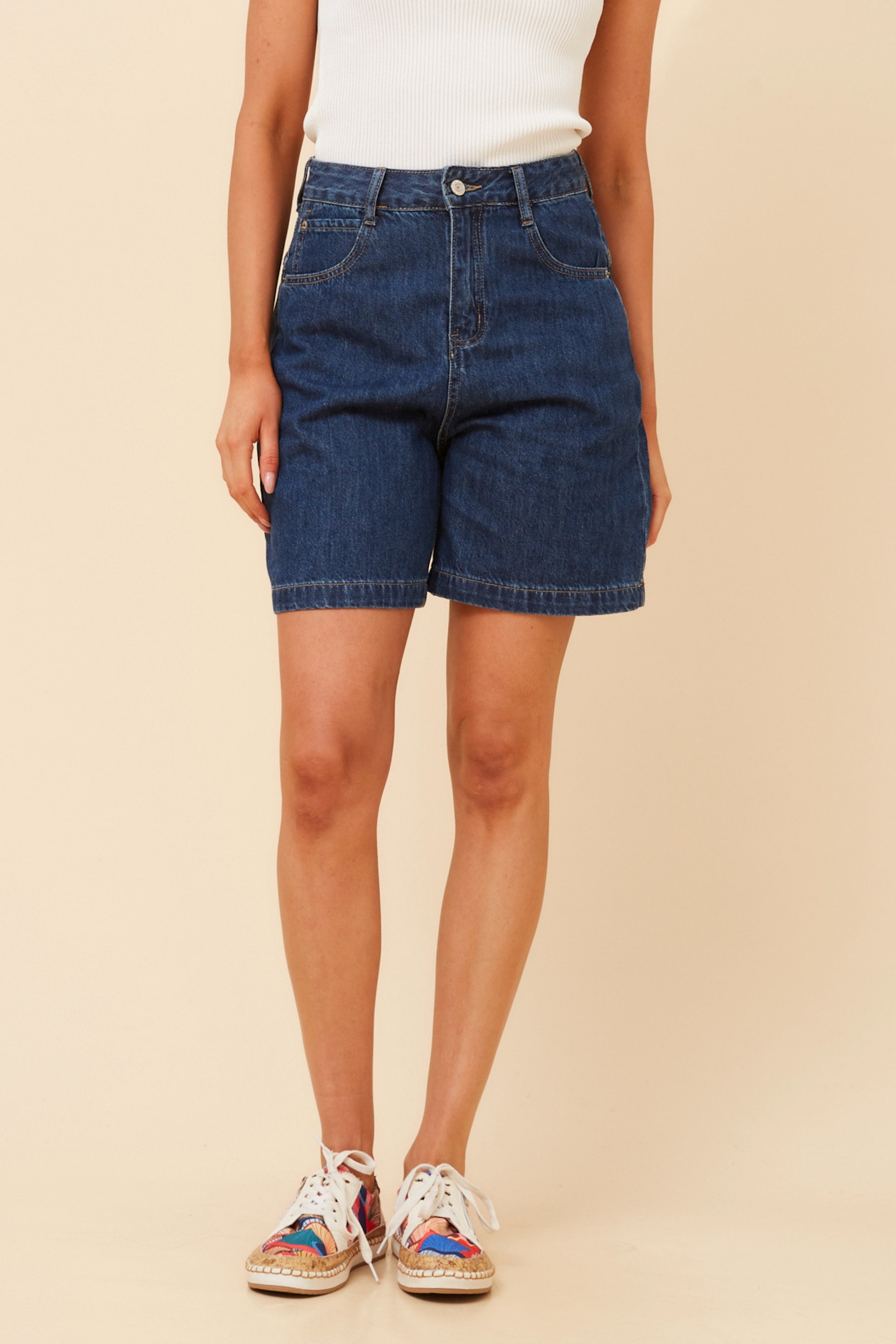 QUINLEY DENIM SHORTS