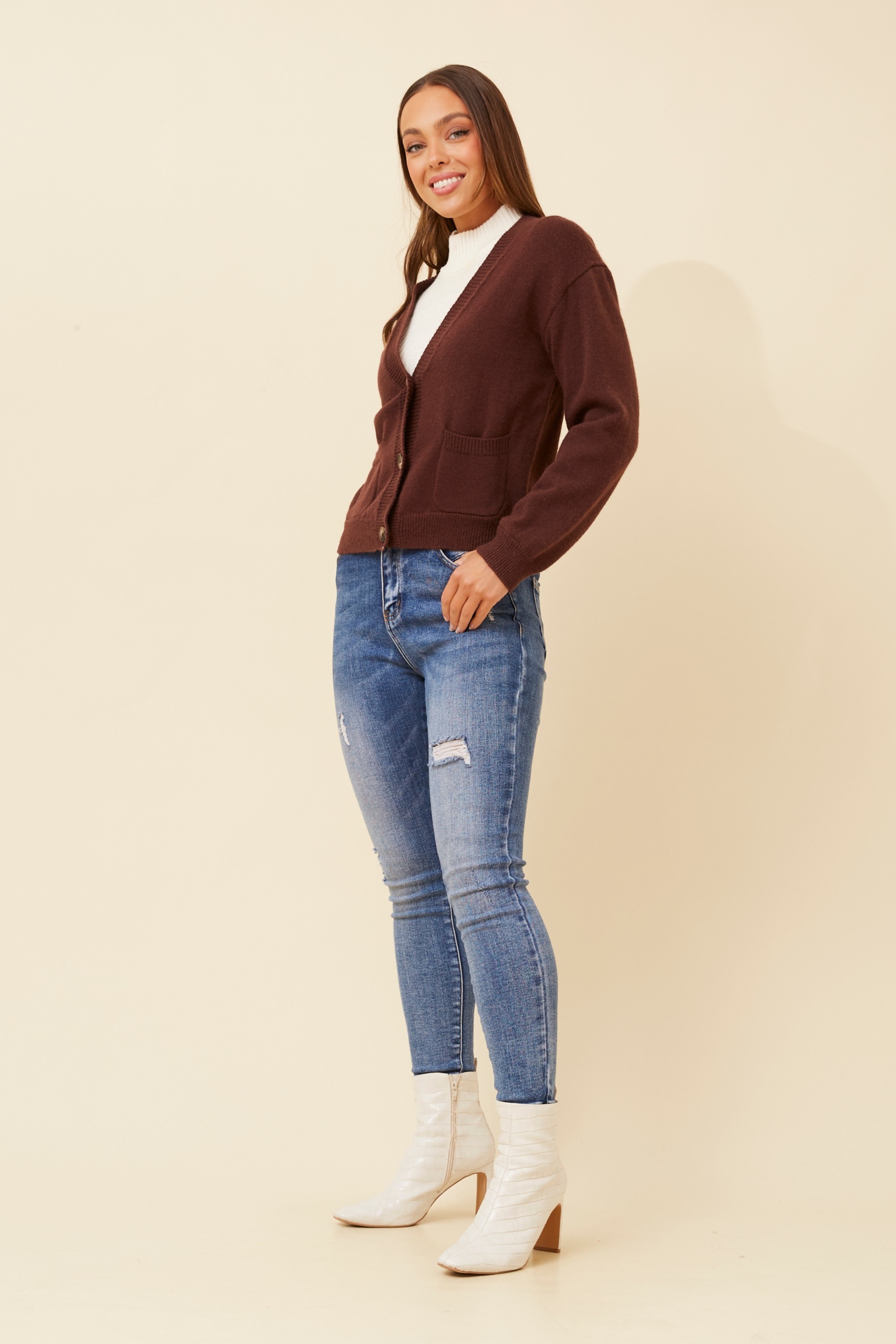 QUINZEL KNIT CARDIGAN