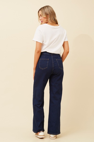 RACH WIDE LEG DENIM PANTS