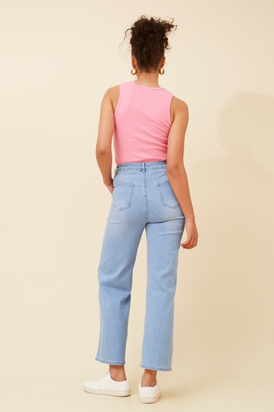 RACH WIDE LEG DENIM PANTS