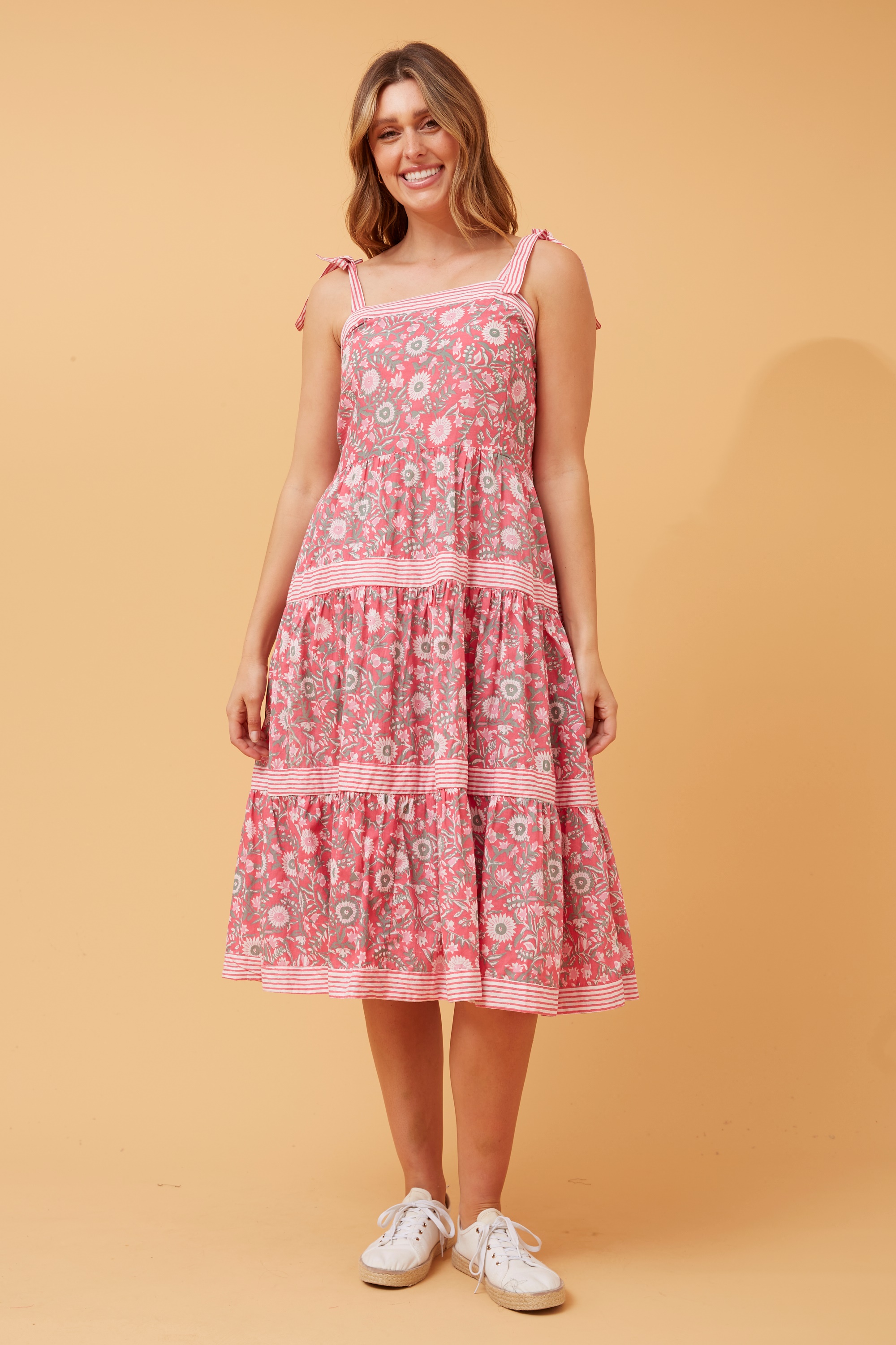 RADA FLORAL MIDI DRESS