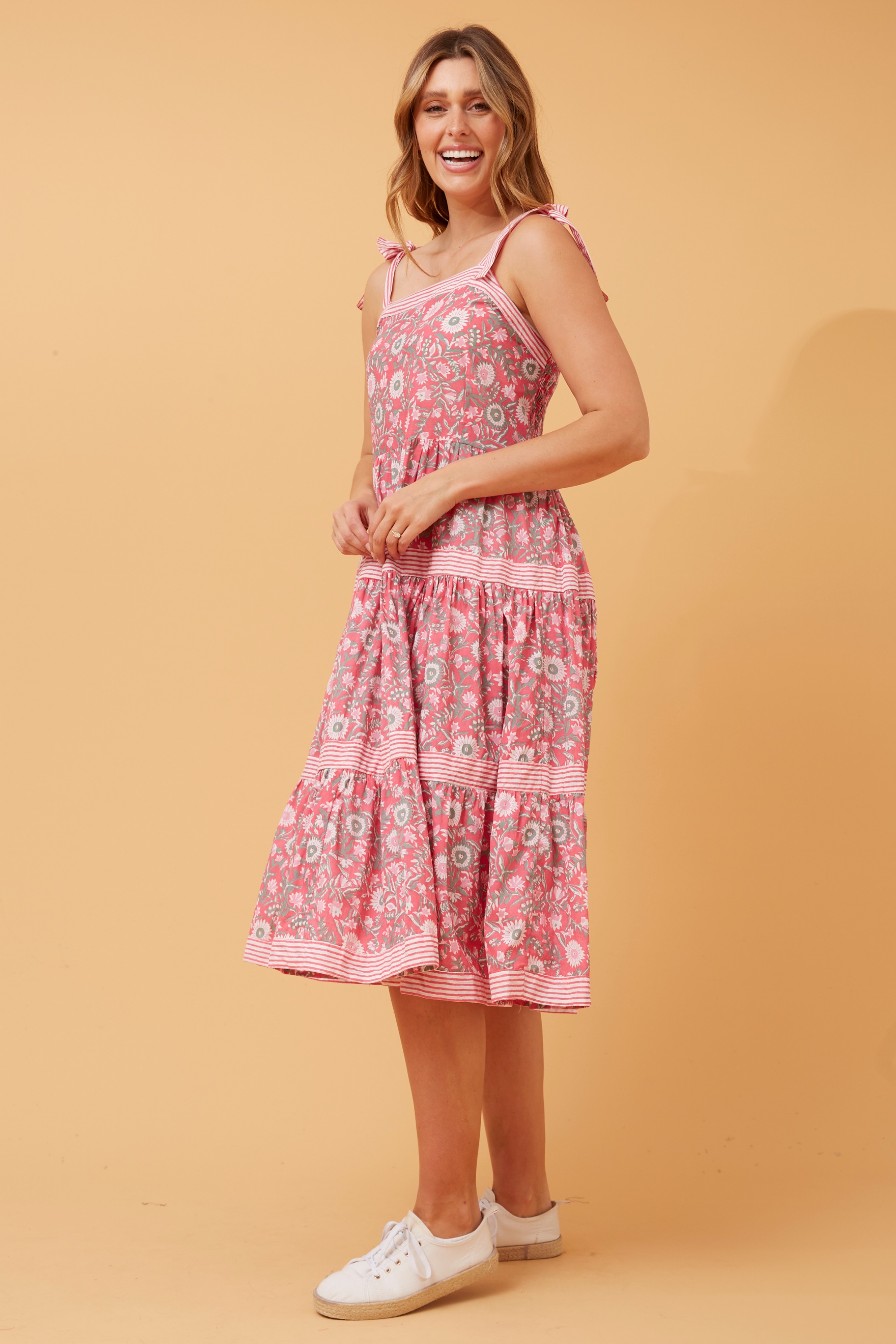 RADA FLORAL MIDI DRESS