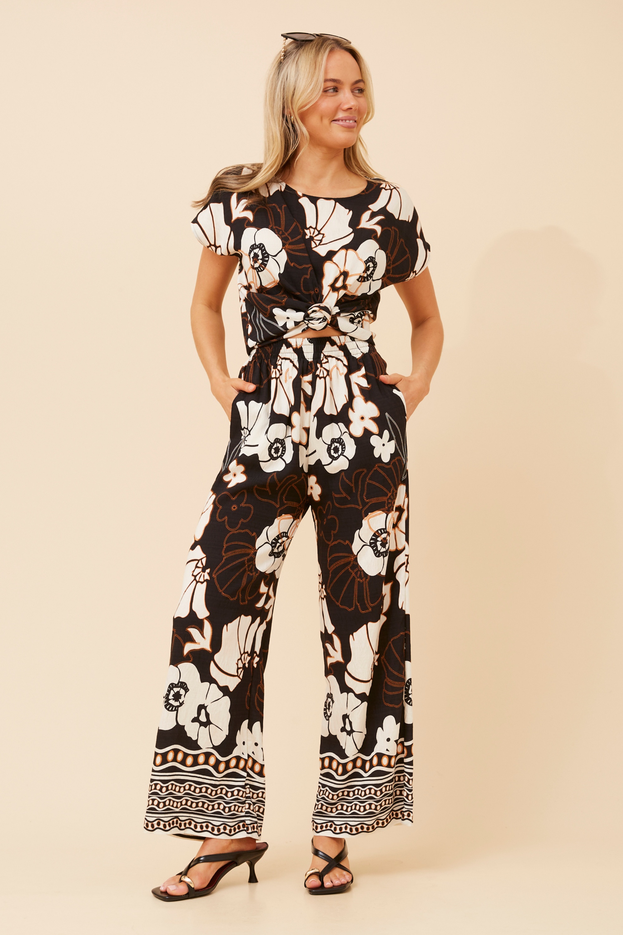 RAILEY FLORAL TWO-PIECE SET