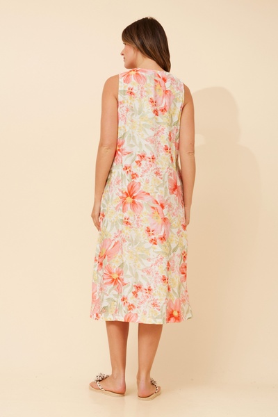 RAVAN FLORAL MIDI DRESS